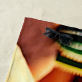 Serviette De Plage Belle léopard du désert Gecko Design (En situation)