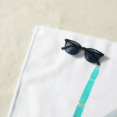 Serviette De Plage Belle libellule (En situation)