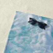 Serviette De Plage belle mer mousse (En situation)