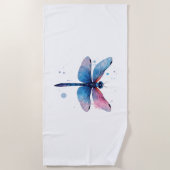 Serviette De Plage Belle nature Colorful Graphic Motif Dragonfl (Devant)