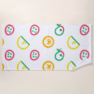 Serviette De Plage Belle oeuvre Motif. Commandez dès maintenant