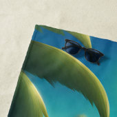 Serviette De Plage belle plage (En situation)