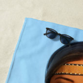 Serviette De Plage Belle tenue autochtone amérindienne (En situation)
