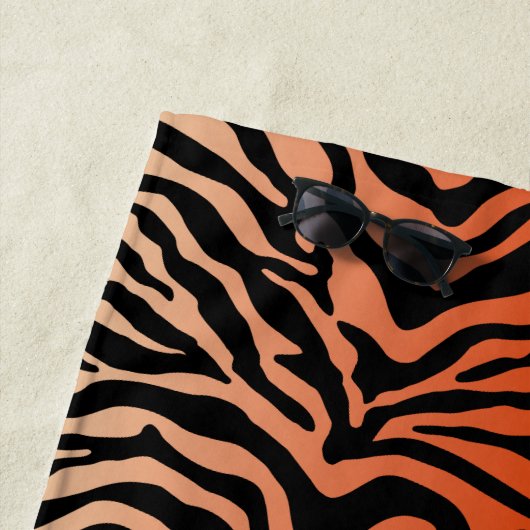 Serviette De Plage Bengale tigre (En situation)