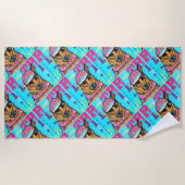 Serviette De Plage Berger Allemand (Devant)