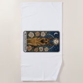 Serviette De Plage Berger Allemand (Devant)