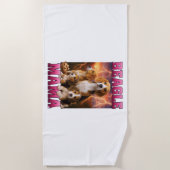 Serviette De Plage Berger belge Malinois (Devant)