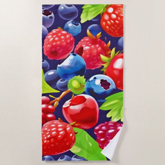 Serviette De Plage Berry Medley (Devant)