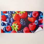 Serviette De Plage Berrylicious Burst (Devant)