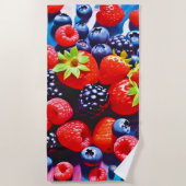 Serviette De Plage Berrylicious Burst (Devant)