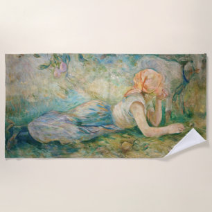 Serviette De Plage Berthe Morisot - Berger au repos