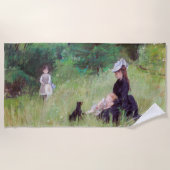 Serviette De Plage Berthe Morisot - Dans un parc (Devant)