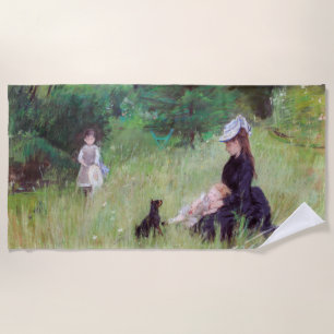 Serviette De Plage Berthe Morisot - Dans un parc