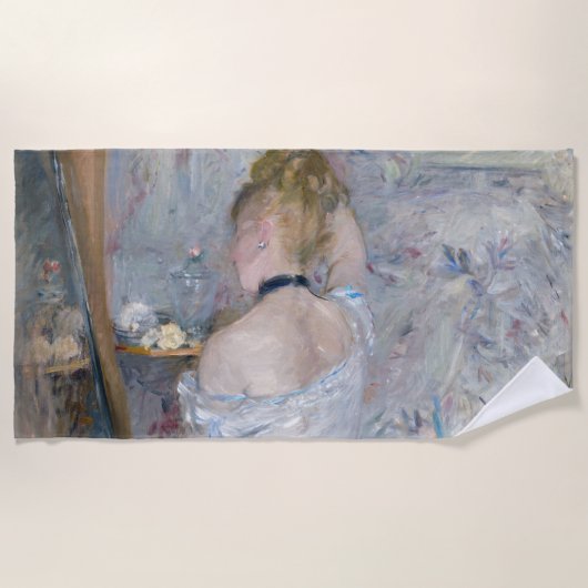 Serviette De Plage Berthe Morisot - Femme à sa Toilette (Devant)