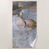 Serviette De Plage Berthe Morisot - Femme à sa Toilette (Devant)