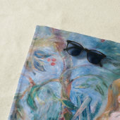 Serviette De Plage Berthe Morisot - Le Sicker À Cerise (En situation)