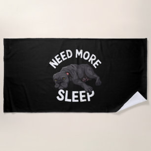 Serviette De Plage Besoin d'autres photos de chien fatigué de sommeil