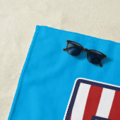 Serviette De Plage Best American Dad Ever (En situation)
