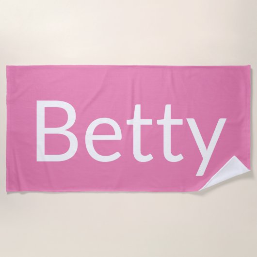 Serviette De Plage Betty (Devant)