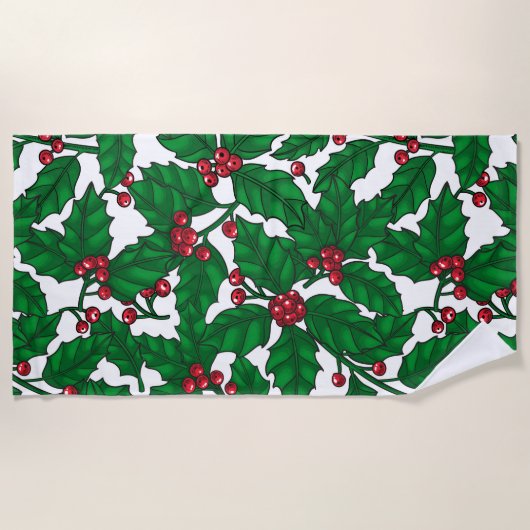 Serviette De Plage Beurre blanche (Devant)