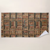 Serviette de plage Bibliophile (Devant)