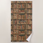 Serviette de plage Bibliophile (Devant)