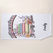 Serviette De Plage Bibliothécaire (Devant)
