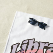 Serviette De Plage Bibliothécaire (En situation)