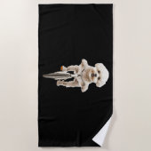 Serviette De Plage Bichon Frise (Devant)