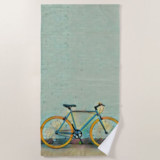Serviette De Plage Bicycle gifts for her (Devant)