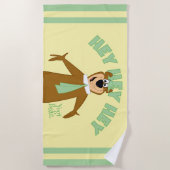 Serviette De Plage Bienvenue à Yogi Bear (Devant)