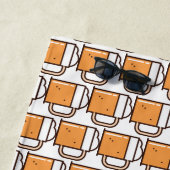 Serviette De Plage bière (En situation)