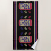 Serviette De Plage Bière artisanale C (Devant)