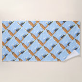 serviette de plage Big Ben London (Devant)