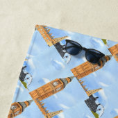 serviette de plage Big Ben London (En situation)