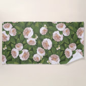 Serviette De Plage Big Bloom Camellia Charme (Devant)