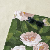 Serviette De Plage Big Bloom Camellia Charme (En situation)