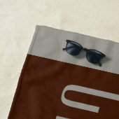 Serviette De Plage Big Candy Bar Beach Towel Cadeau (En situation)