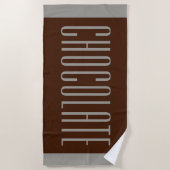 Serviette De Plage Big Candy Bar Beach Towel Cadeau (Devant)