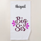 Serviette De Plage Big Sis (Devant)
