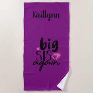 Serviette De Plage Big Sis de nouveau