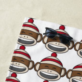 Serviette De Plage Big Smile Singe Emoji (En situation)