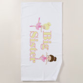 Serviette De Plage Big Soeur Ballerina (Devant)