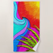 Serviette de plage Big Wave (Devant)