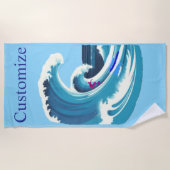 Serviette De Plage Big Wave Surfer Thunder_Cove (Devant)
