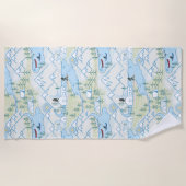 Serviette De Plage BigFoot's Lake Life (Devant)