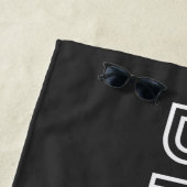 Serviette De Plage BIKE IT - Symbole de vélo vert (En situation)