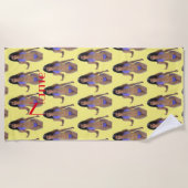 Serviette De Plage Bikini brun beauté Thunder_Cove (Devant)