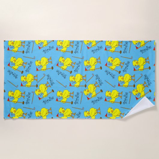 Serviette De Plage Birdie (Devant)