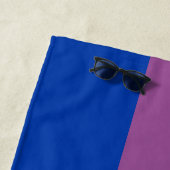 Serviette De Plage Bisexual pride (En situation)
